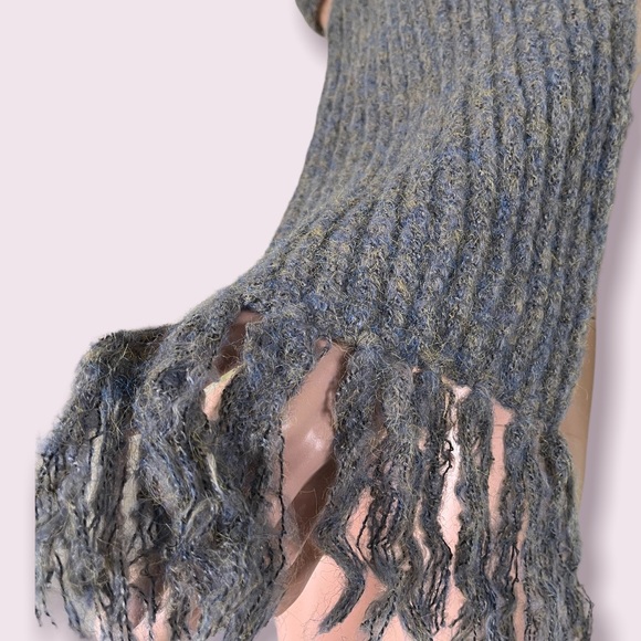 BP Metallic Fringed Scarf, Gray | One Size - Picture 5 of 9